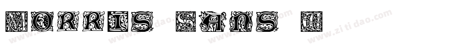 Morris Sans W01字体转换